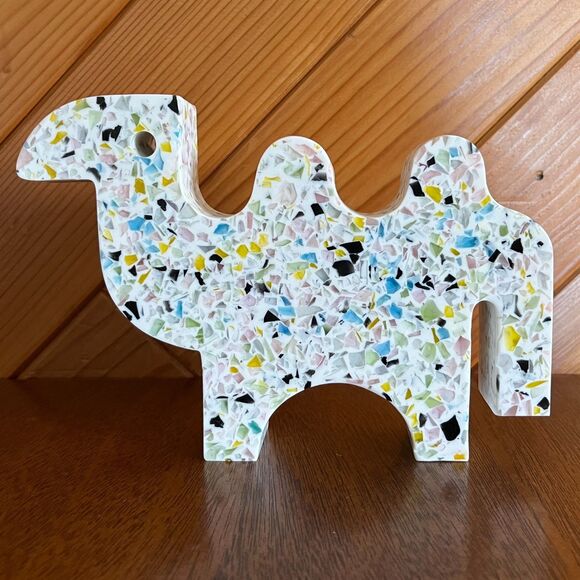 Jonathan Adler Now House Terrazzo Camel Sculpture Paperweight - Picture 1 of 4